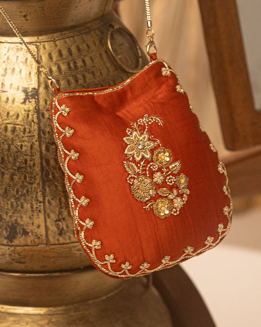 Rust-Gold Handcrafted Batuva