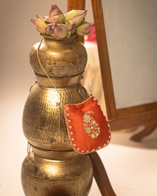 Rust-Gold Handcrafted Batuva