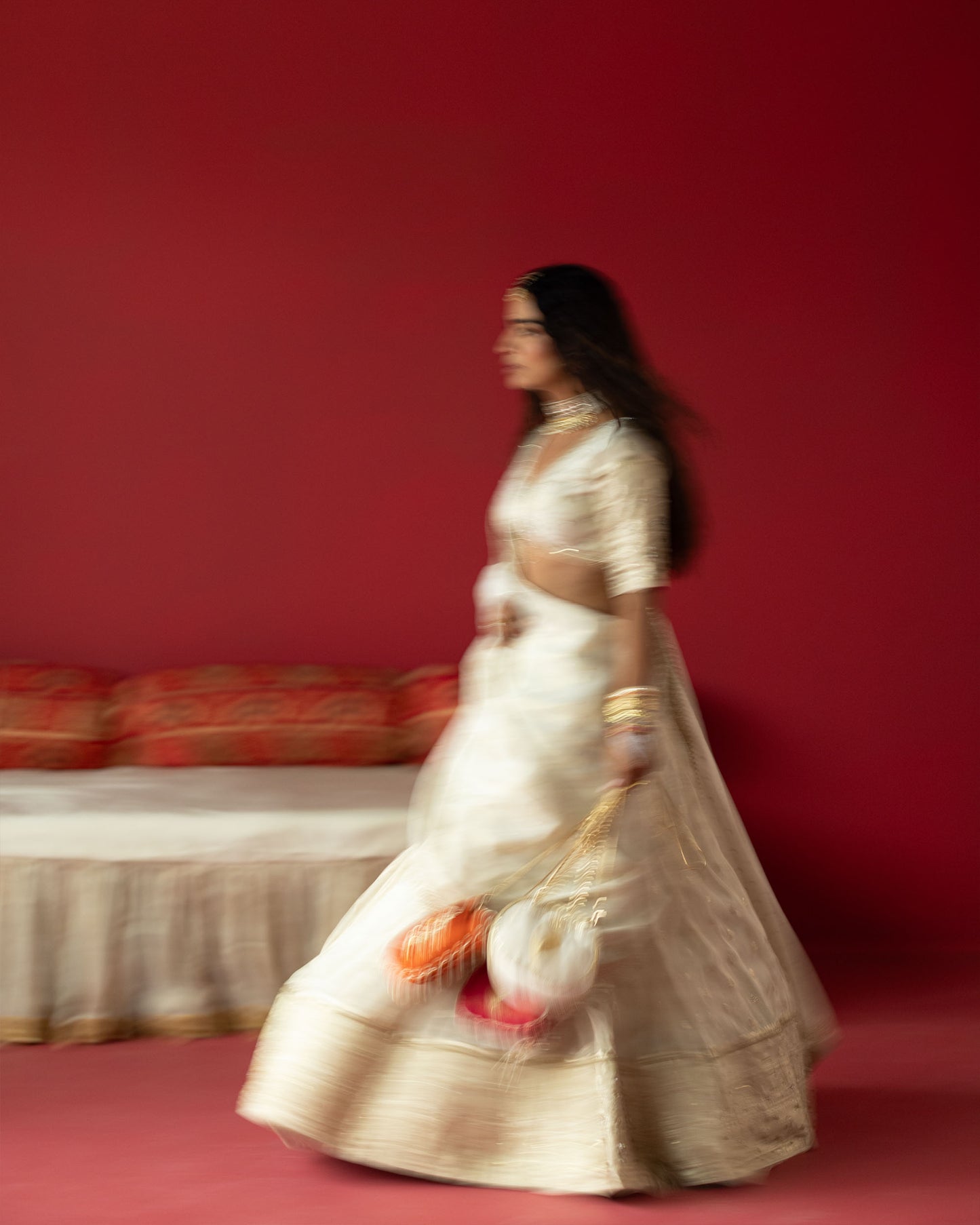 Rose Pink Zari Signature Batuva