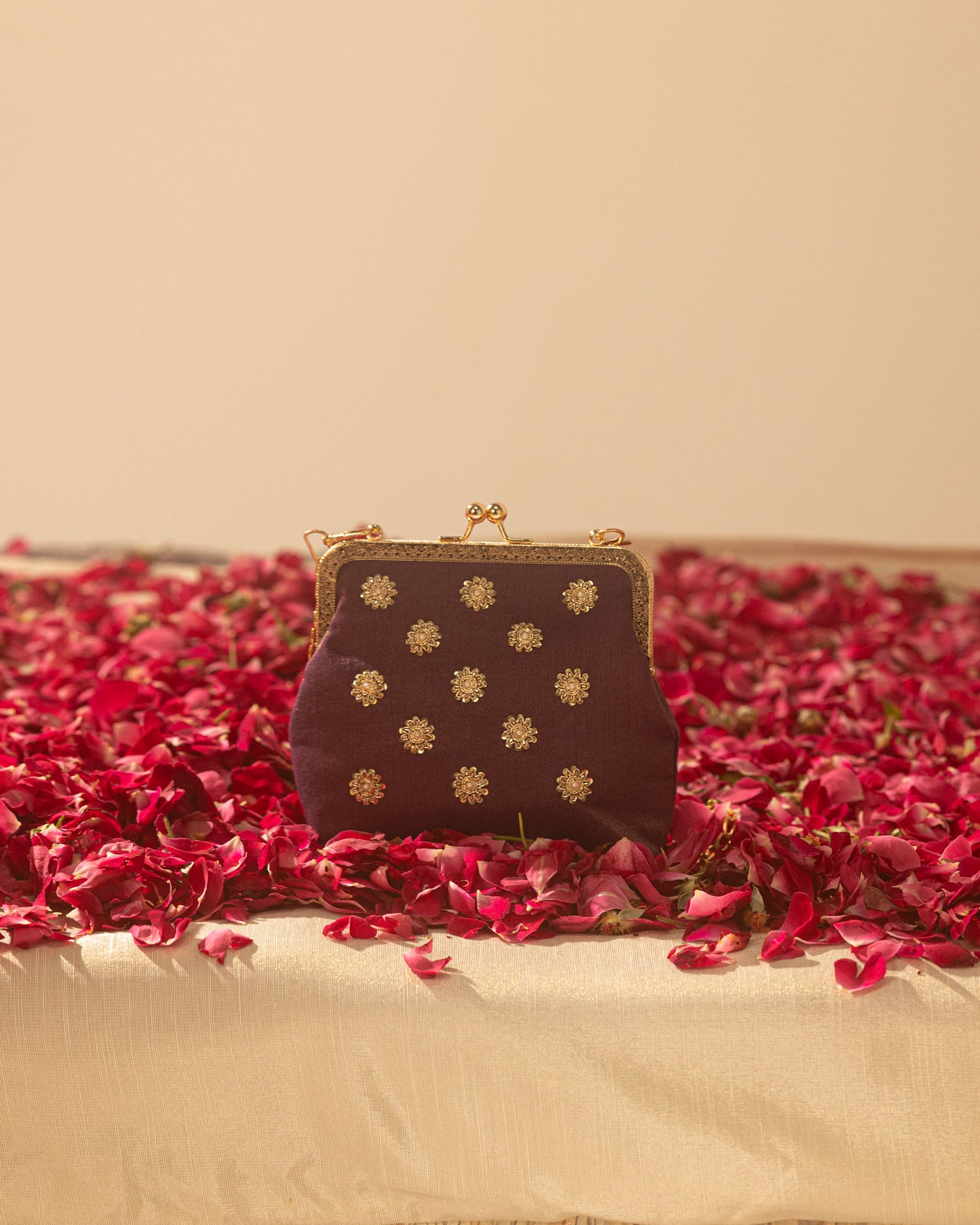 Plum Heritage Zari Blossom Batuva