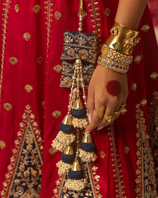 Petrol Blue Handmade Juda